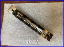 Buck Knife 112- Vintage (2000) Grooved with Old Square Frame & Sheath Clean