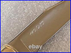 Buck Knife 112 Vintage Custom Gold Etch Locomotive #140 OF 250 NOS