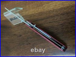 Buck Knife 183 Vintage Crosslock Code Red WithBox, Sheath, and Papers NOS