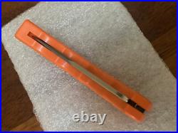 Buck Knife 422 Vintage (2012) Orange Frame / Box / NRA Etch /Papers NOS