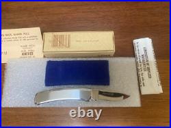 Buck Knife 526 (1988) Ward Bros. Barber Pole Etch withCOA (1 of 250) SCARCE