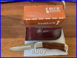 Buck Knife 531 Vintage (1993) Bucklock 1 with Box, Sheath & Papers NOS