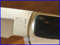 Buck Knife 531 Vintage (1993) Bucklock 1 with Box, Sheath & Papers NOS