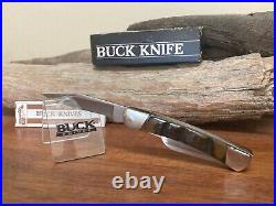 Buck Knife 701 Vintage (1998) Bronco With Horn Scales, Box, Papers NOS