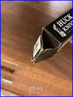 Buck Knife 701 Vintage (1998) Bronco With Horn Scales, Box, Papers NOS