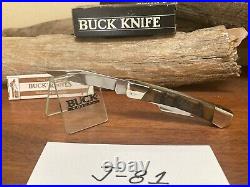 Buck Knife 701 Vintage (1998) Bronco With Horn Scales, Box, Papers NOS