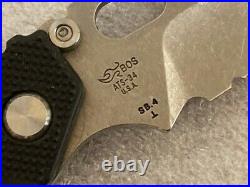 Buck Knife 887 Strider Tarani (2004) Police Advocate ATS-34 New OS