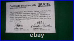 Buck custom Chipflint Kalinga #852/1000 with Certification/orig. Box