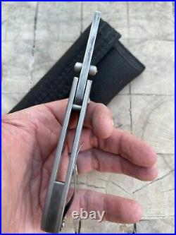 Burchtree Bladeworks Custom Cable Knife -RaySkin San Mai W2 Cable Damascus & COA