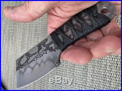 Burchtree Bladeworks / Steel Flame Collaboration'Small Dao' Fixed Blade Knife