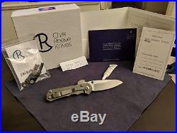 CHRIS REEVE Small Inkosi Ambidextrous Anodized Thumb Stud Drop Point