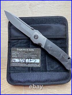 CKF Custom Knife Factory CKF Eagle Rock withBlack Carbon Fiber & S110V #44