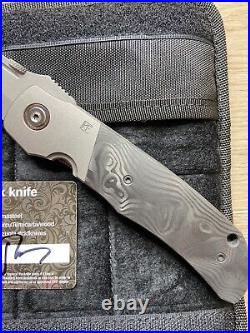 CKF Custom Knife Factory CKF Eagle Rock withBlack Carbon Fiber & S110V #44