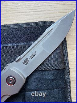 CKF Custom Knife Factory CKF Eagle Rock withBlack Carbon Fiber & S110V #44