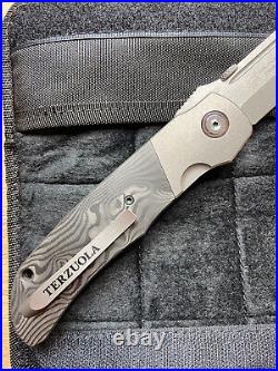 CKF Custom Knife Factory CKF Eagle Rock withBlack Carbon Fiber & S110V #44
