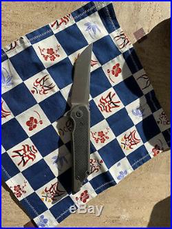 CKF Custom Knife Factory Jake Hoback Kwaiback Carbon Fiber Edition