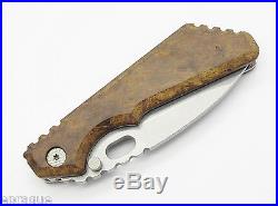 CUSTOM BUCK 889 STRIDER IRONWOOD HANDLE TACTICAL FOLDING KNIFE LIMITED SPRINT
