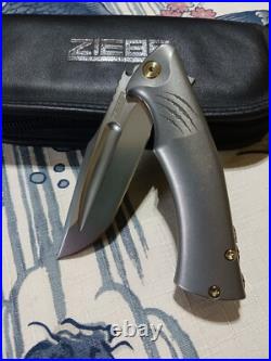 CUSTOM MICHAEL ZIEBA S5 MINI KNIFE with TIMASCUS CLIP