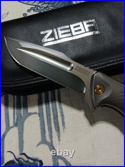 CUSTOM MICHAEL ZIEBA S5 MINI KNIFE with TIMASCUS CLIP
