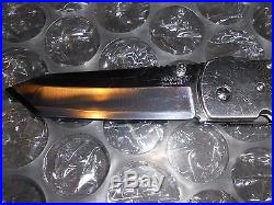 CUSTOM SERIES Cold Steel Hatamoto folding Tanto knife. Titanium G10 DISCONTINUED