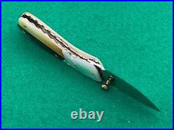 CUSTOM TAWEESAK KNIFE MOTHER 3 COLORS PEARL, WithCASE NONE BETTER MUSEUM QUALITY