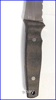 Camillus Terzuola CQB1 Knife 154CM Blade, Close Quarter Battle Knife (Preowned)