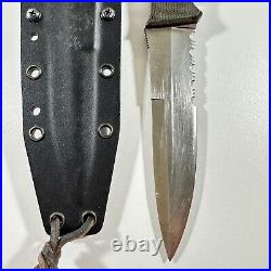 Camillus Terzuola Cuda CQB1, Fixed Blade, 154cm. Tactical Fighting Knife/ RARE