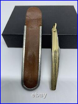 Cartier 14K Gold 2-Blade Pen Knife by George Wostenholm I-XL