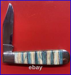 Case 6199 1/2 Railsplitter Knife Exotic Mammoth Tooth Scales BATTLE OF BULL RUN
