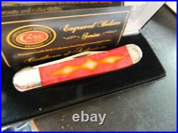 Case & Sons Cutlery 4 Copperhead Pocket Knife 1 Of 500 Custom Limited Edition