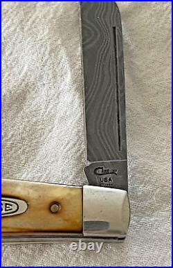 Case Stag 52052 Knife -Damascus Blade -Congress -Six dots -1994 -Two Blade -eb