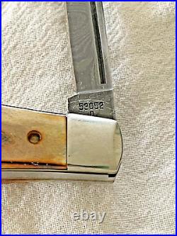 Case Stag 52052 Knife -Damascus Blade -Congress -Six dots -1994 -Two Blade -eb