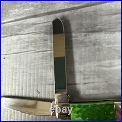 Case XX 6254 Christmas 2017 Trapper Pocket Knife Green Bone