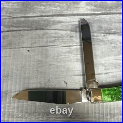 Case XX 6254 Christmas 2017 Trapper Pocket Knife Green Bone