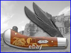 Case XX David Yellowhorse Native Steel Singer Chestnut ##2 Saddlehorn 1/25 Knife