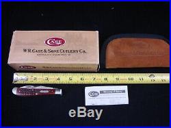 Case XX Tony Bose Custom Knife 1st Year 1999 Slim Trapper 62048 Signed Pouch