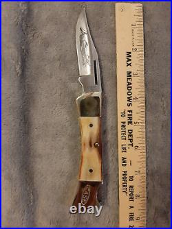 Case stag hammerhead sportsmen's lock blade folding knife