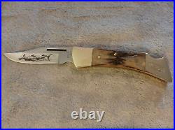Case stag hammerhead sportsmen's lock blade folding knife