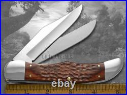 Case xx Knives Large Folding Hunter Jigged Rosewood Pocket Knife Stainless 00189