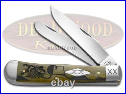 Case xx Knives Yellowhorse Early Morning Singer Olive Green Bone Stainless Knife