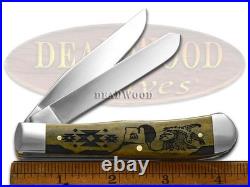 Case xx Knives Yellowhorse Early Morning Singer Olive Green Bone Stainless Knife