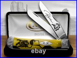 Case xx Yellowhorse Trapper Knife Scrolled Early Morning Singer Antique 1/500