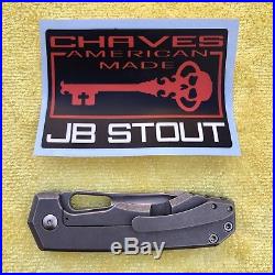 Chaves American Made JB Stout Megalodon 325 Frame Lock Knife