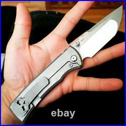 Chaves Knives 229 Ultramar Redencion Tanto M390 Stonewashed Titanium G10 Scales