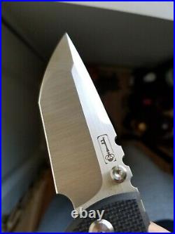 Chaves Knives 229 Ultramar Redencion Tanto M390 Stonewashed Titanium G10 Scales