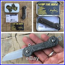 Chaves Knives Keybar Flipper Friction Folder Pocket Knife- Modded by Ramon