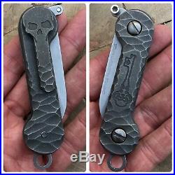 Chaves Knives Keybar Flipper Friction Folder Pocket Knife- Modded by Ramon