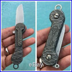 Chaves Knives Keybar Flipper Friction Folder Pocket Knife- Modded by Ramon