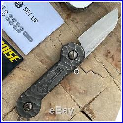 Chaves Knives Keybar Flipper Friction Folder Pocket Knife- Modded by Ramon