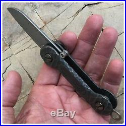 Chaves Knives Keybar Flipper Friction Folder Pocket Knife- Modded by Ramon